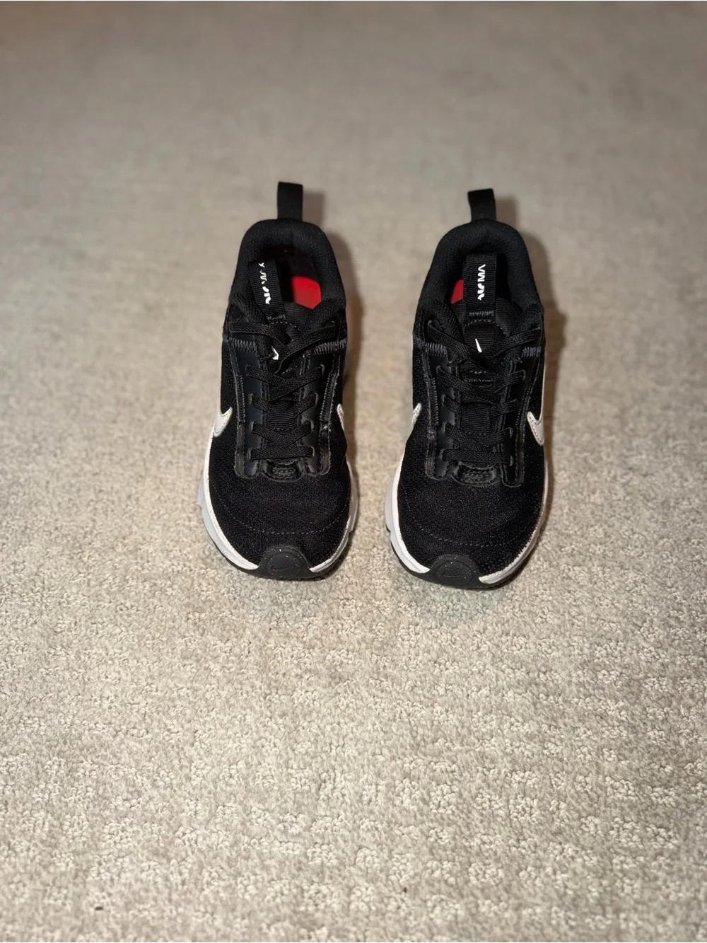 Nike Air Max Unisex Kids Sneakers Black/White Size 13C